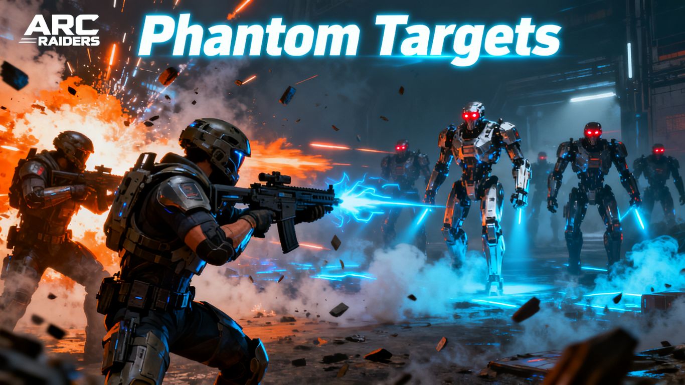 ARC Raiders characters in combat during Phantom Targets event.