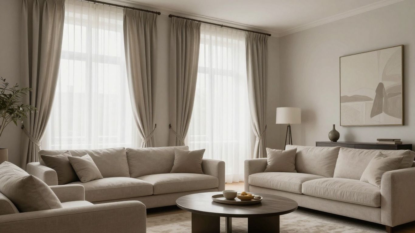 Eleganter Plisseerock in einem stilvollen Wohnzimmer.