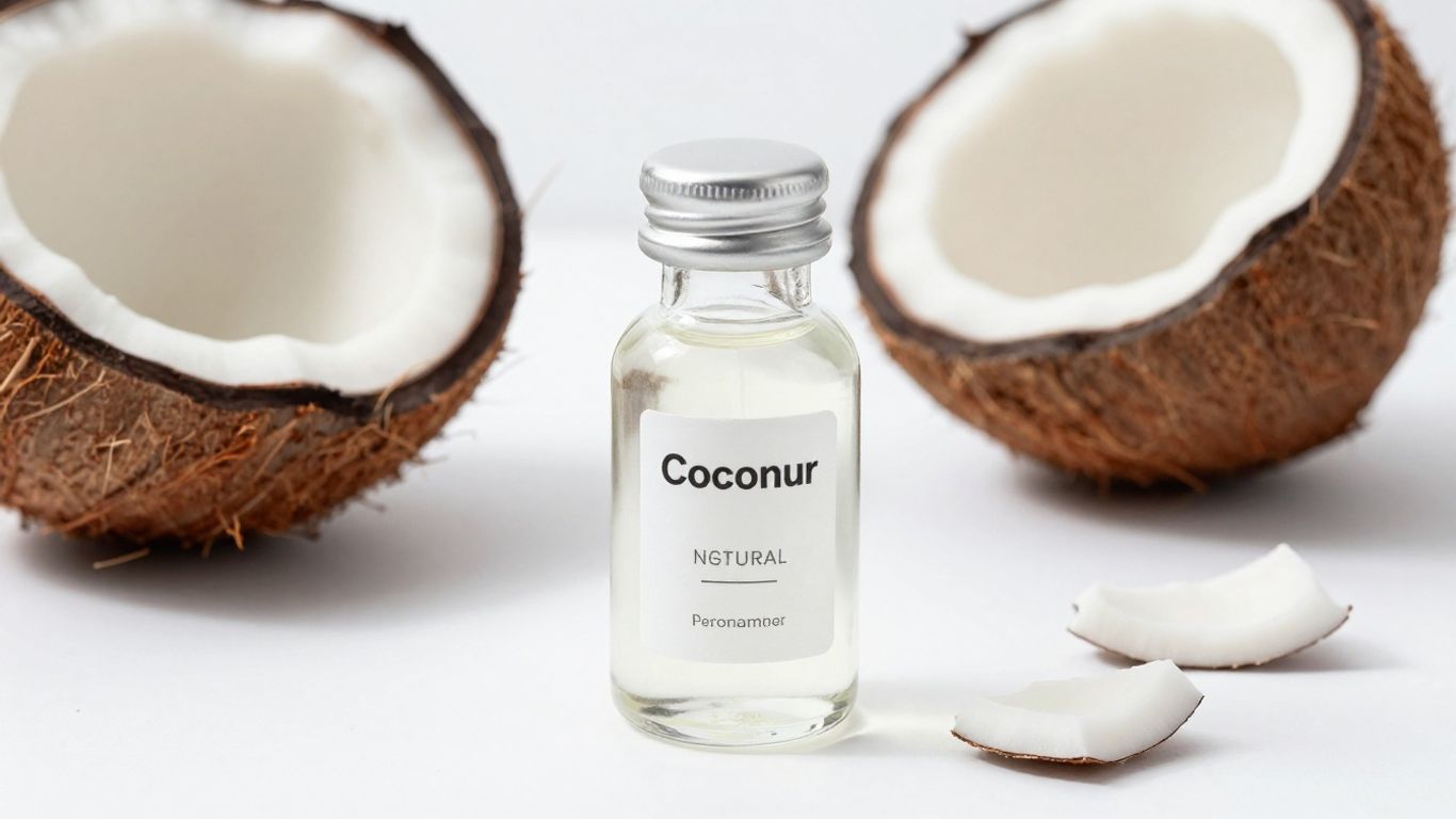 Natural coconut oil lubricant
