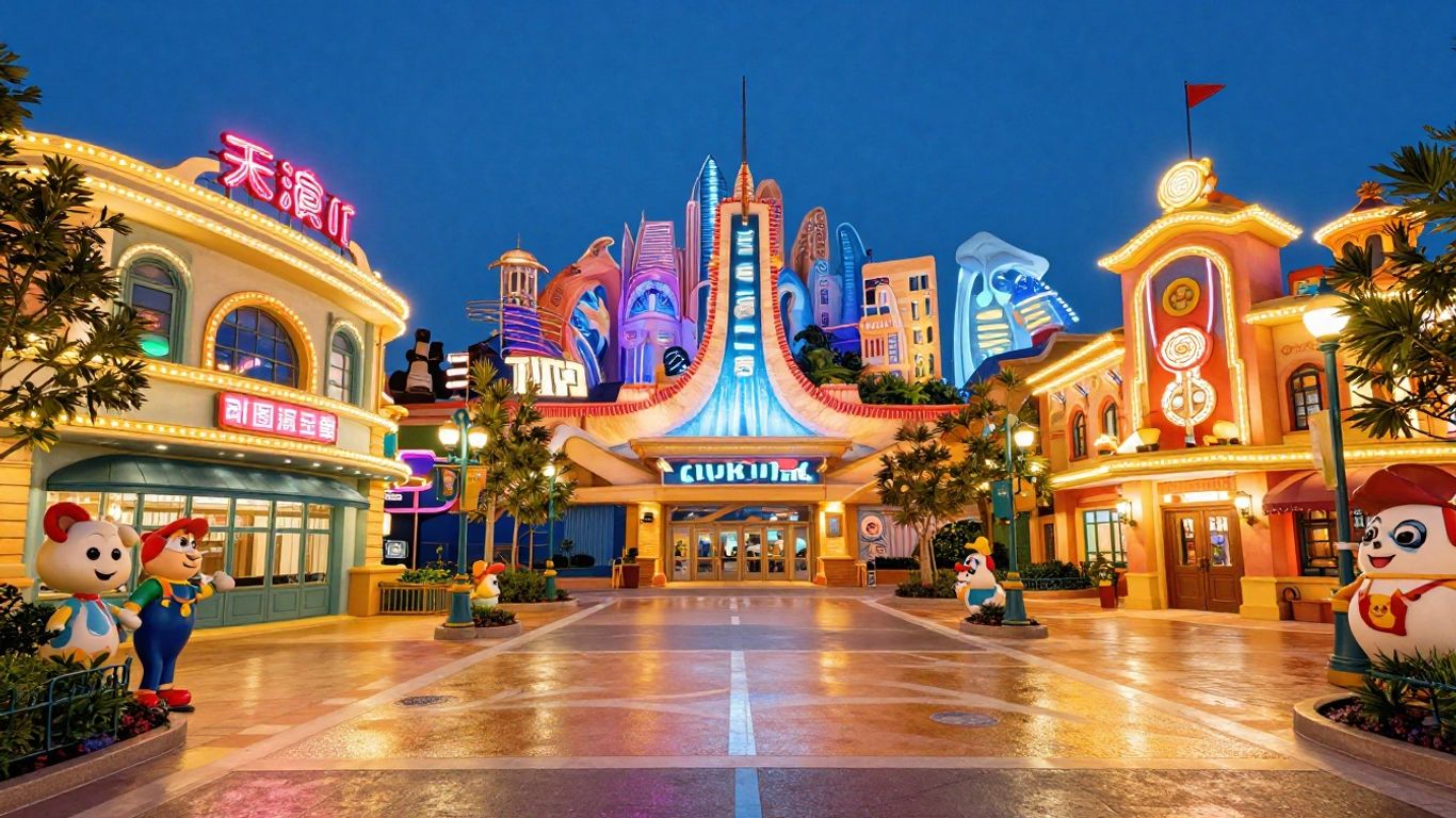 Characters and cinema lights