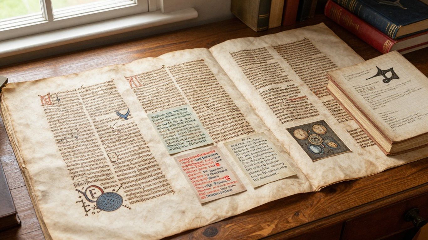 A historical map of English word origins