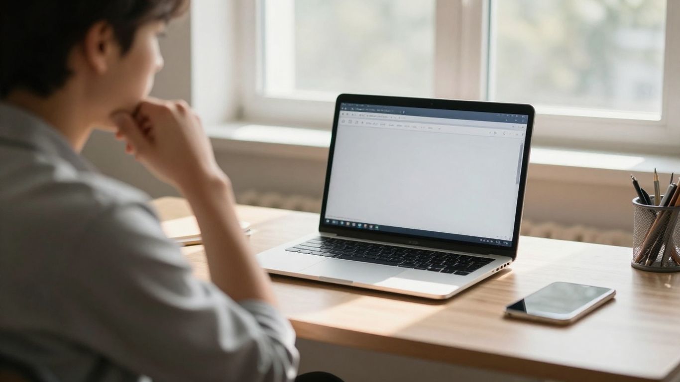 Beginner affiliate marketer developing a positive mindset.