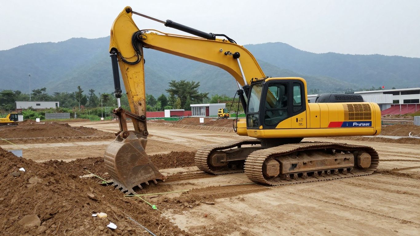 Heavy machinery for precision excavation