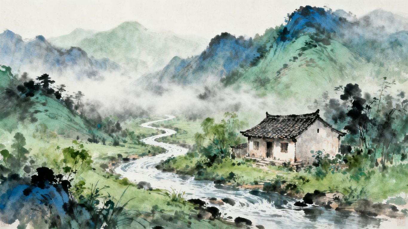 命書與風水:環境影響命運的意境圖