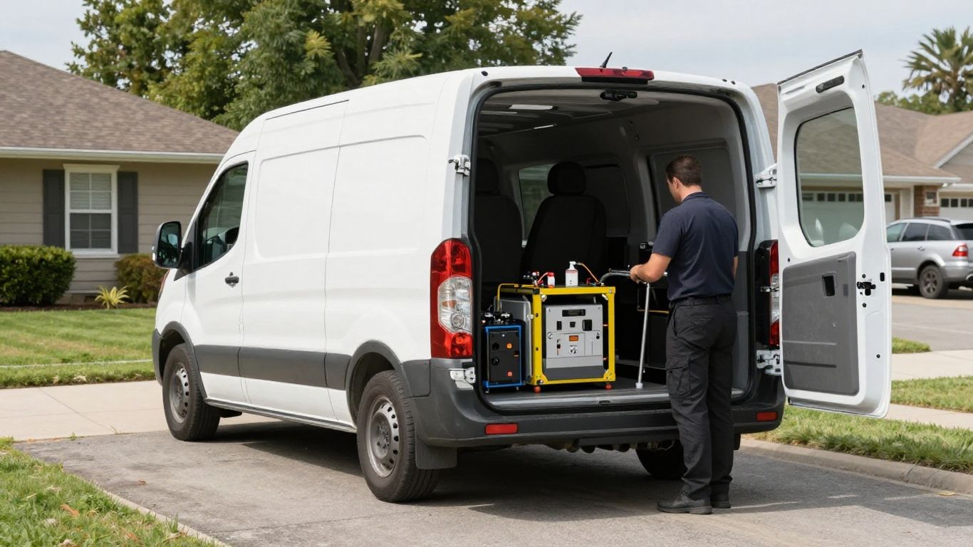 Mobile locksmith replacing car key