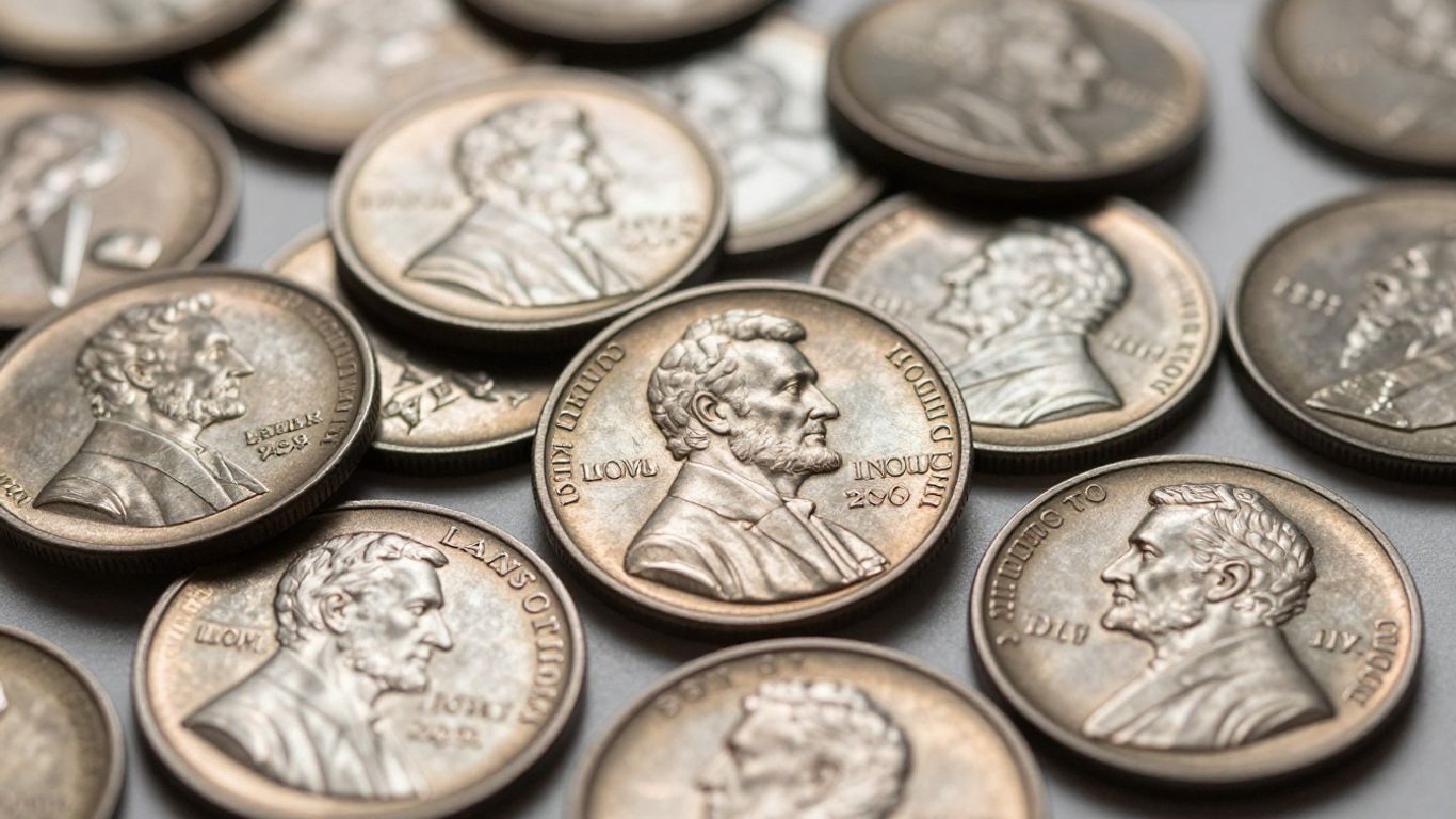 Encased Lincoln cents collection in Austin, TX