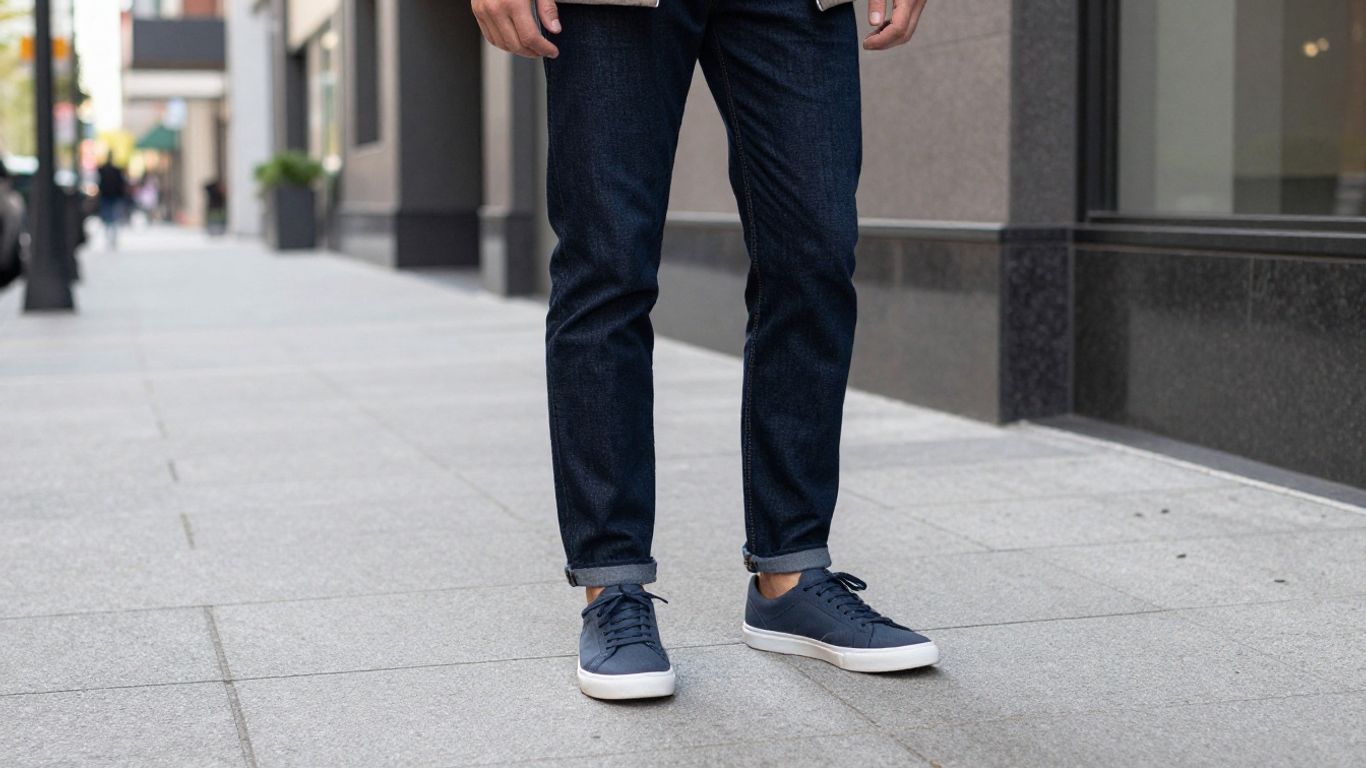 Ținută urbană cu sneakers și denim