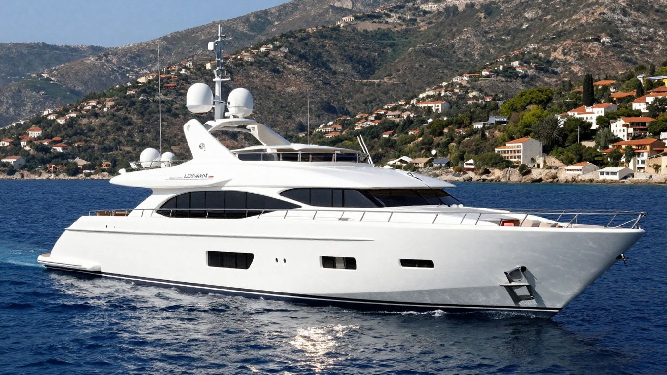 Superyacht LONIAN in the Ionian Sea