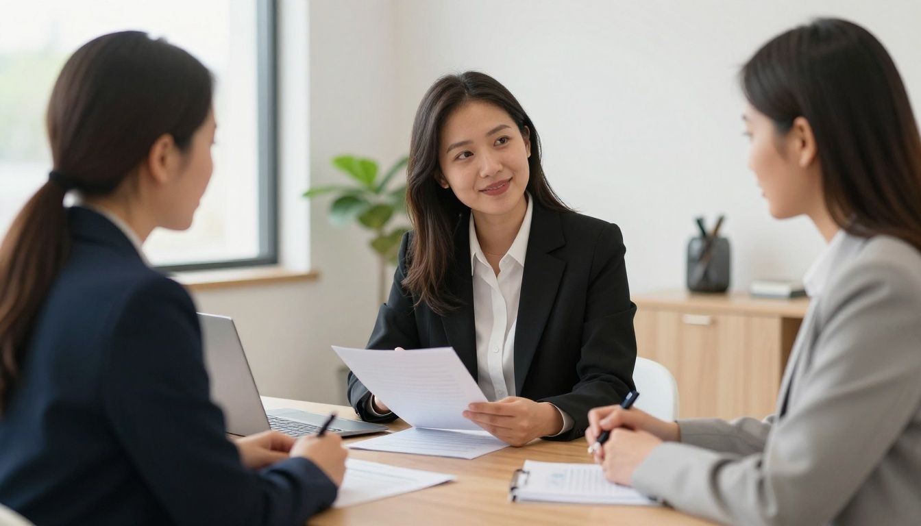 Local CPA meeting with a business owner to discuss tax planning and financial reports near Schaumburg