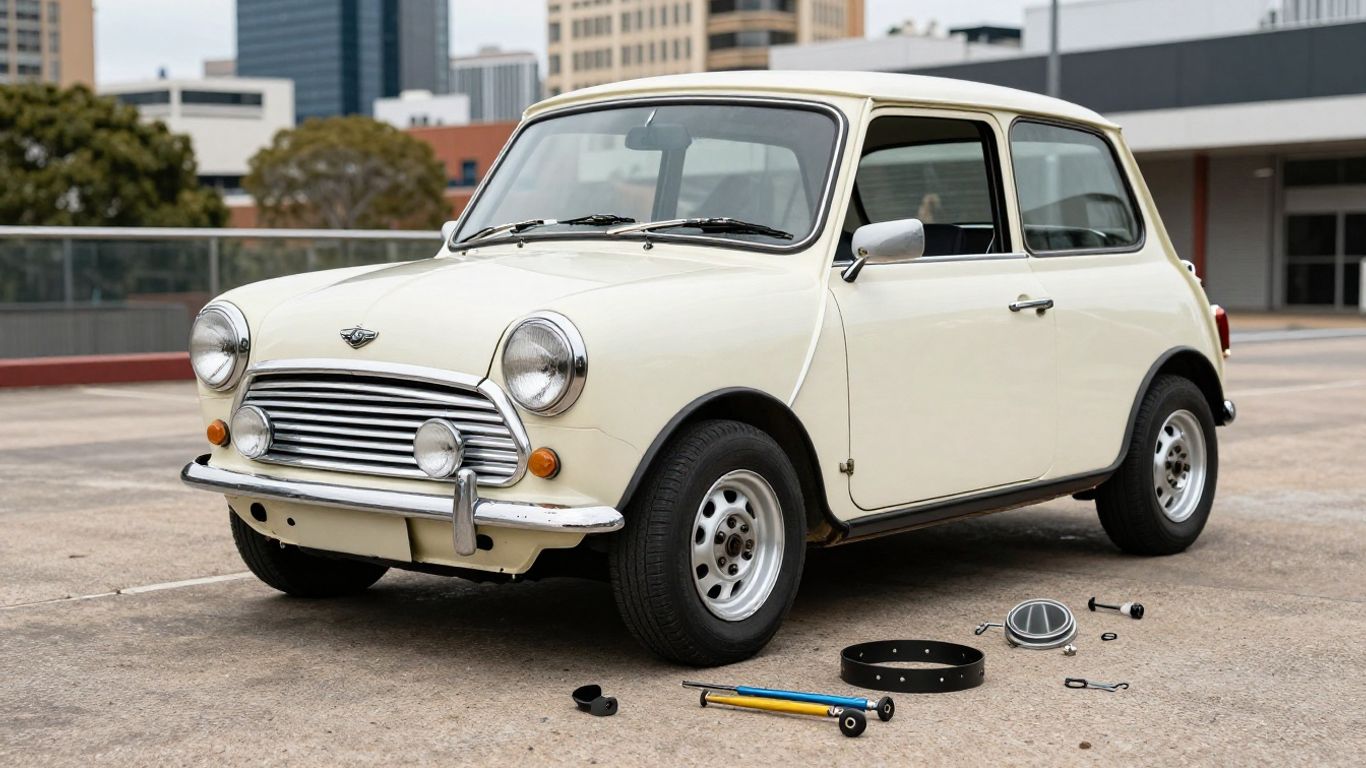 Mini Cooper parts and dismantled car