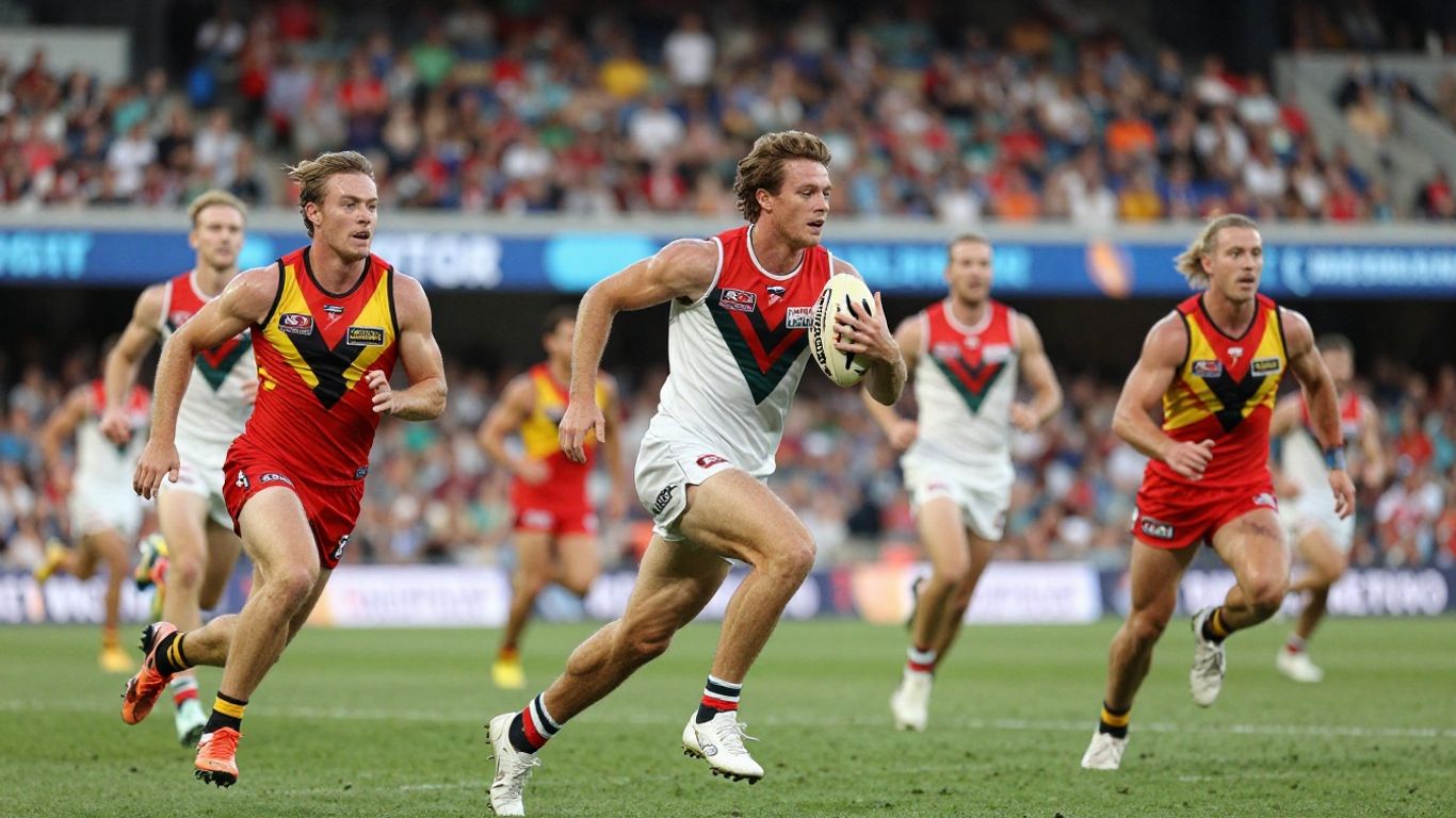 Athletes celebrating sporting success in Australia.