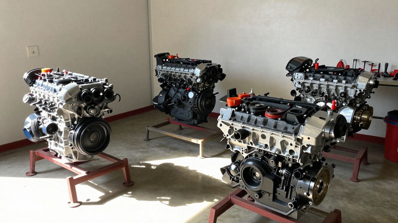 Used Mitsubishi engines ready for installation in Geelong.
