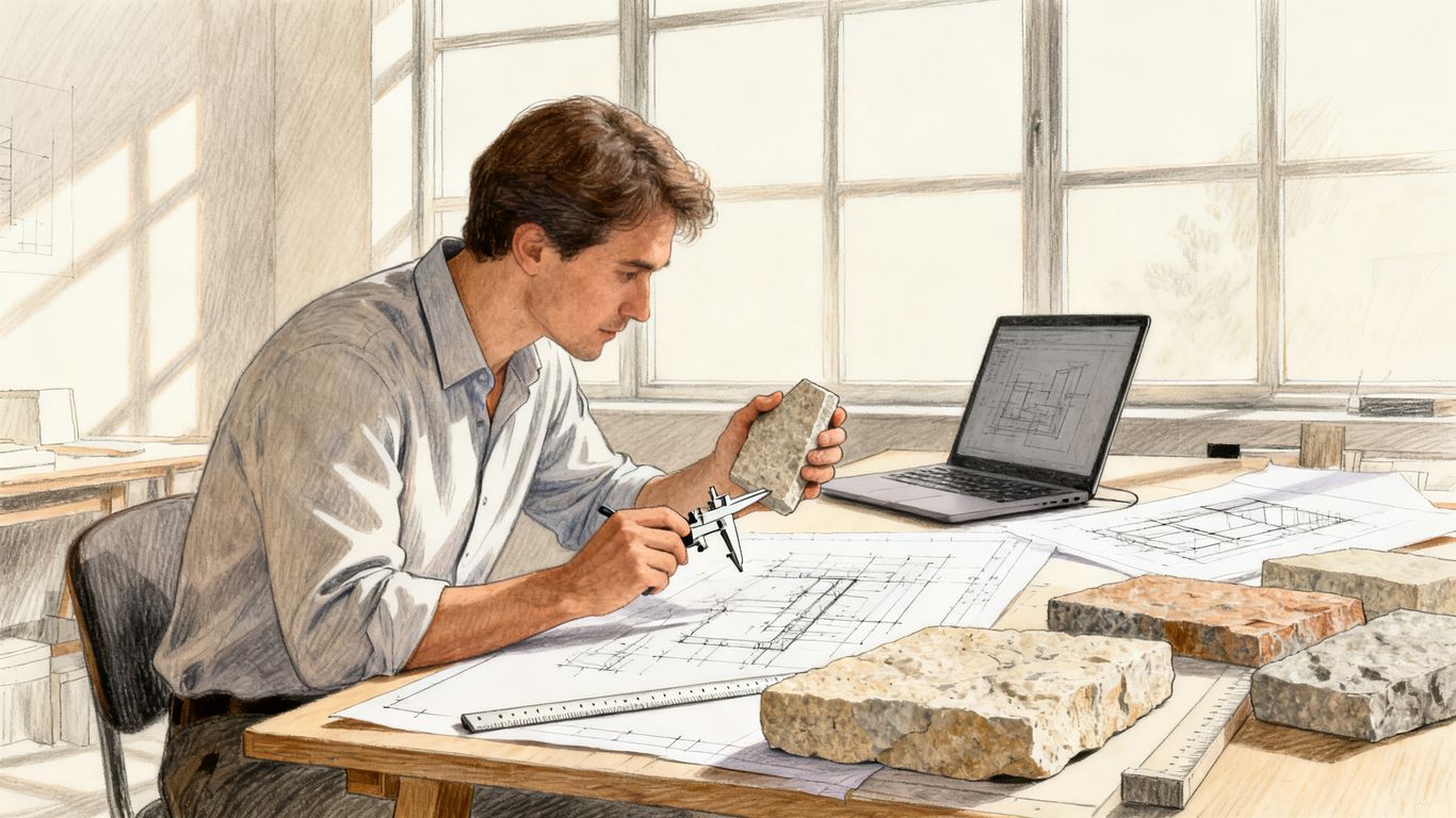 Professional stone selection team