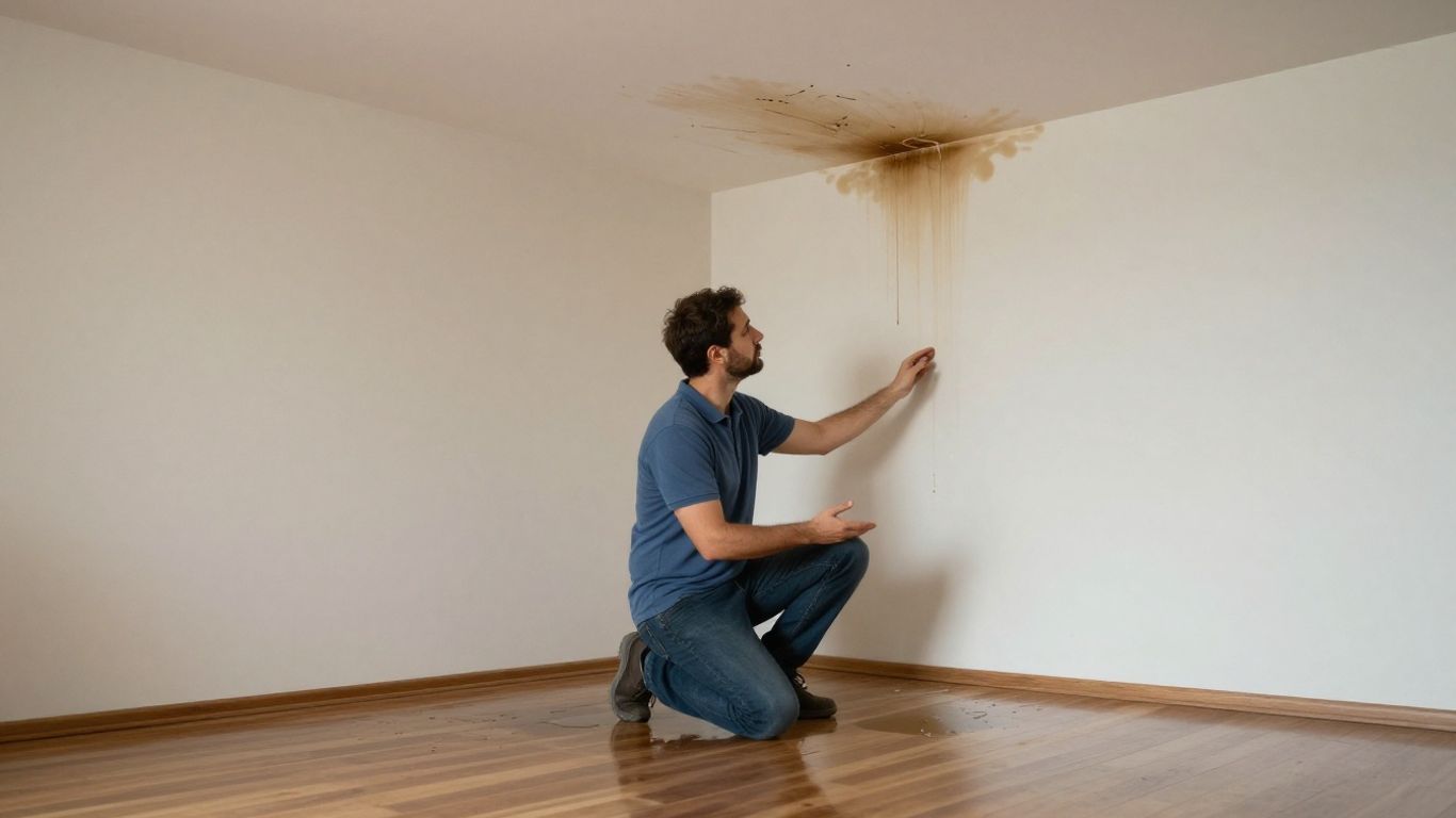 Hogar con daños por agua.