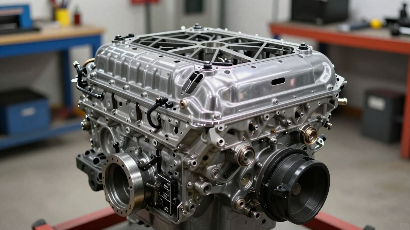 Used Chrysler engine ready for installation