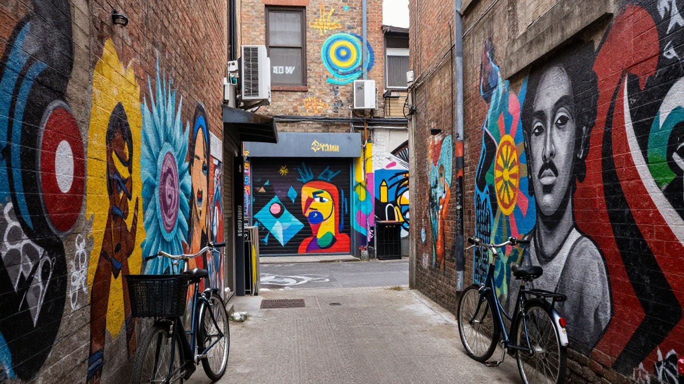 Inner city Melbourne street art