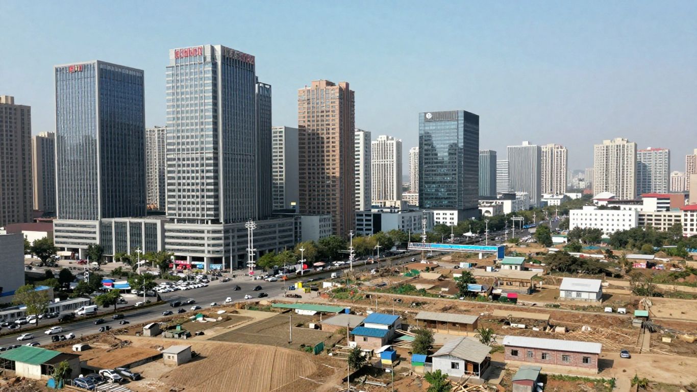 Contrastul economic dintre regiuni: urban vs. rural.