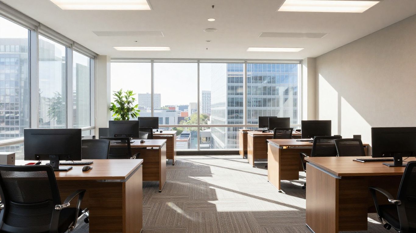 Oficinas corporativas modernas en Estados Unidos
