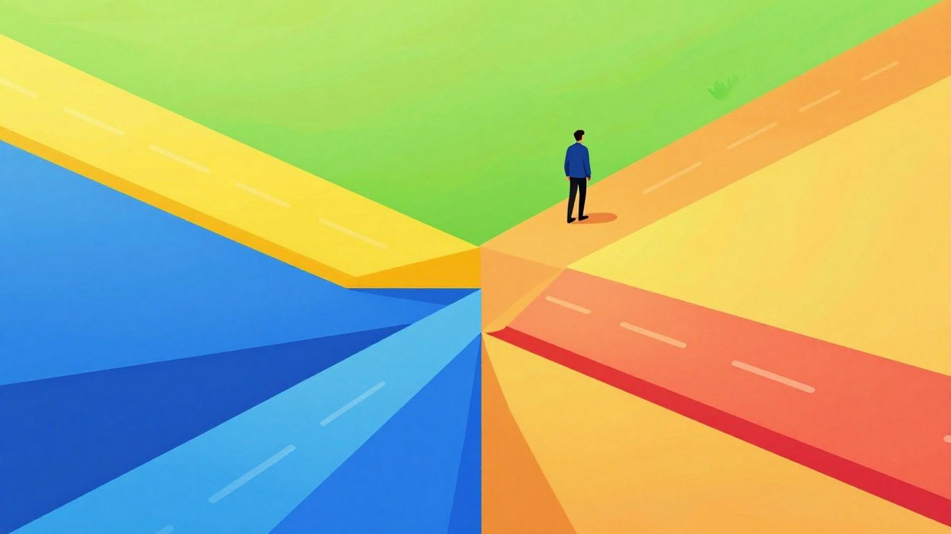 Split path in digital landscape