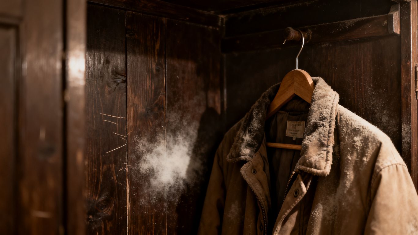 Visible signs of humidity
