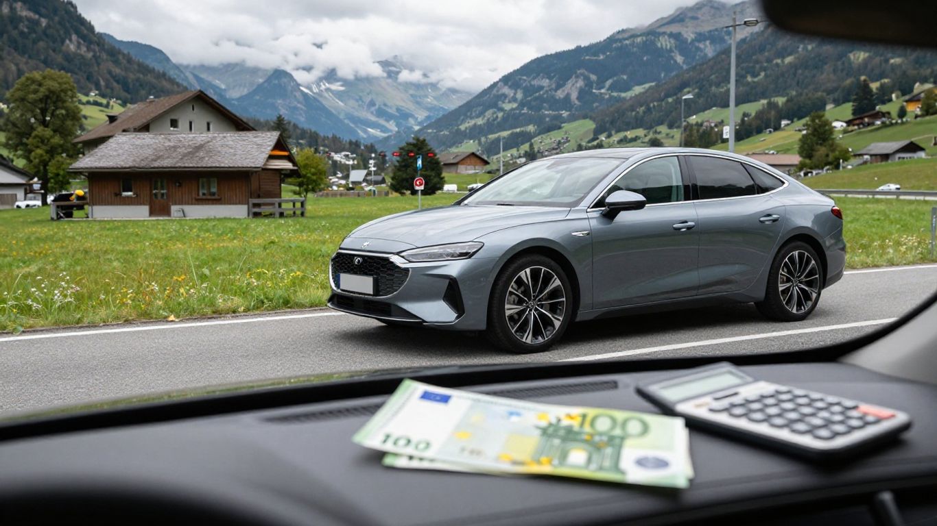 Fahrzeugimport an deutscher Grenze