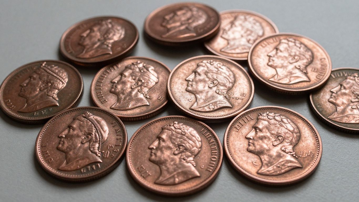 Collection of Indian Head pennies