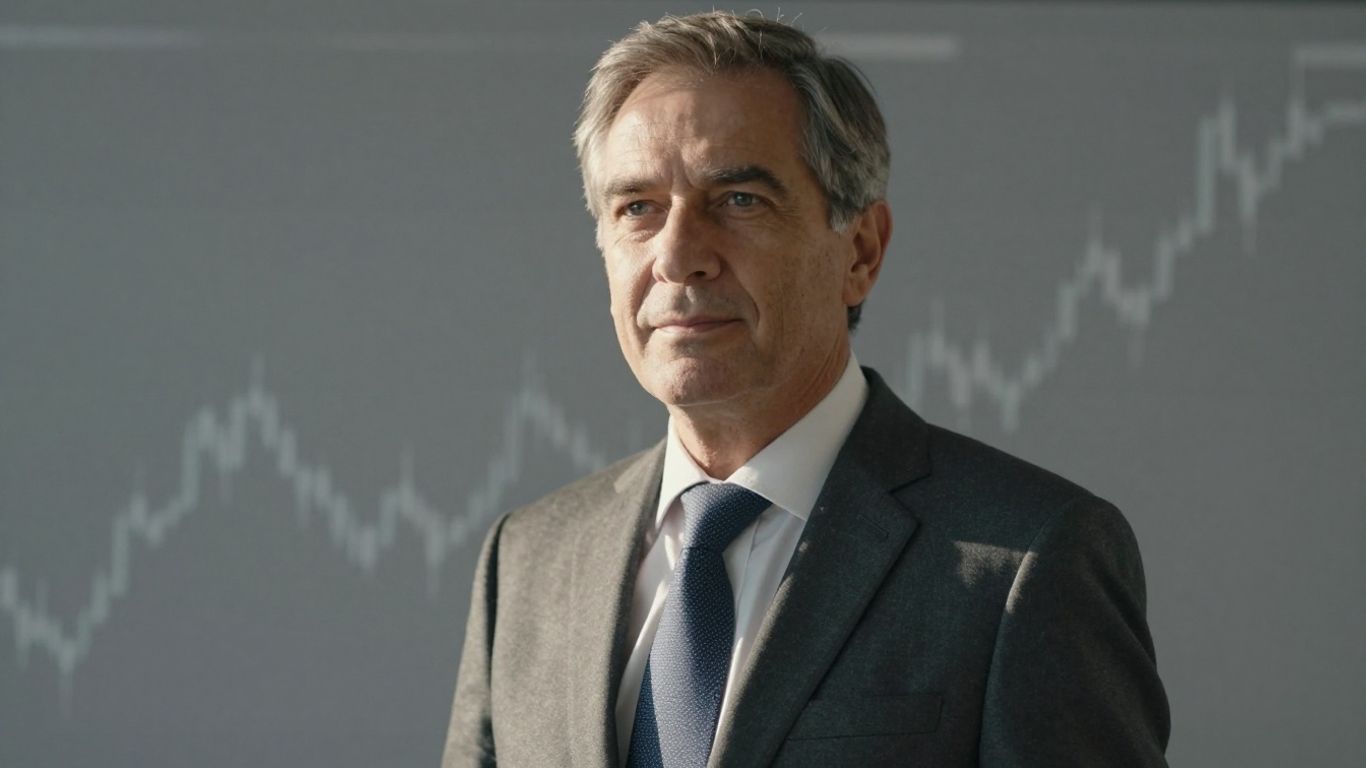 Experienced trader looking confident and successful.