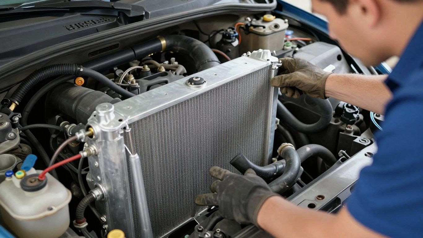Coolant leak inspection beneath vehicle