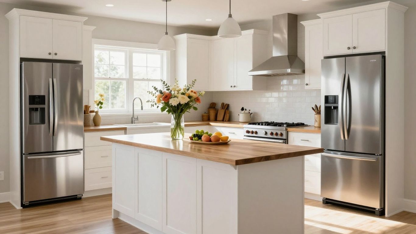 Modern kitchen renovation in Dacula, Georgia.