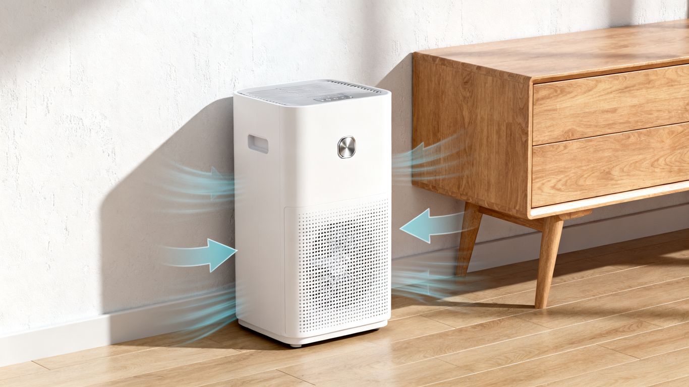 Correct air intake positioning near a wall
