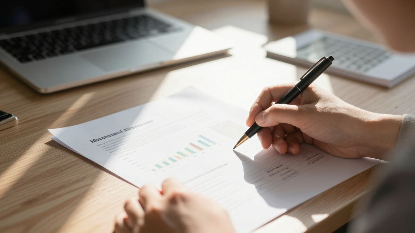 Persona tomando decisiones financieras estratégicas para un futuro sólido.