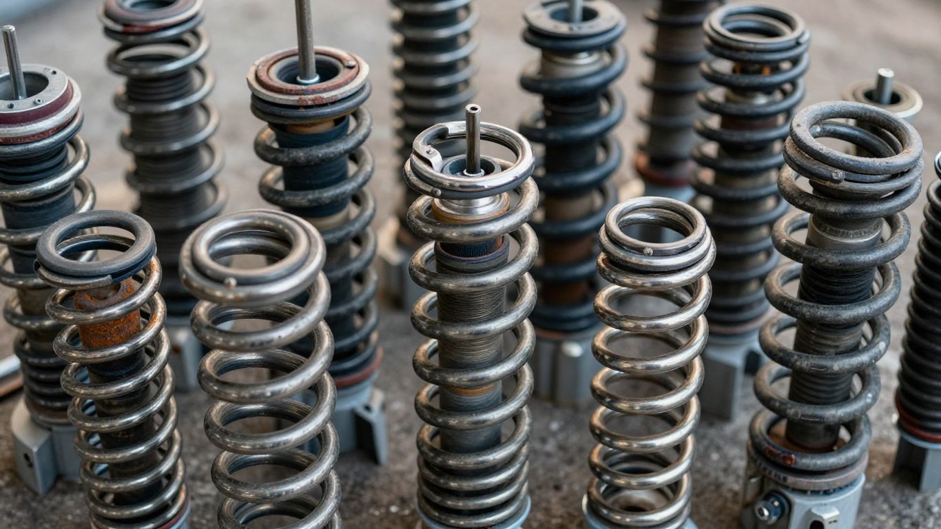 Car suspension springs for Honda vehicles.