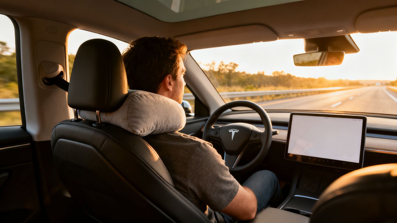 How High Should a Tesla Neck Pillow Sit? A Simple Positioning Test