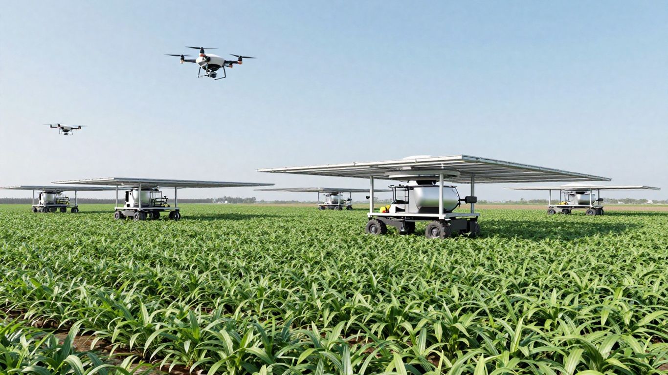 Technologie agricole moderne pour une production optimisée.
