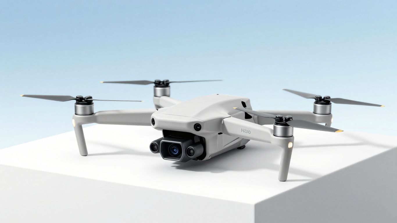 DJI Neo 2 drone on a white surface