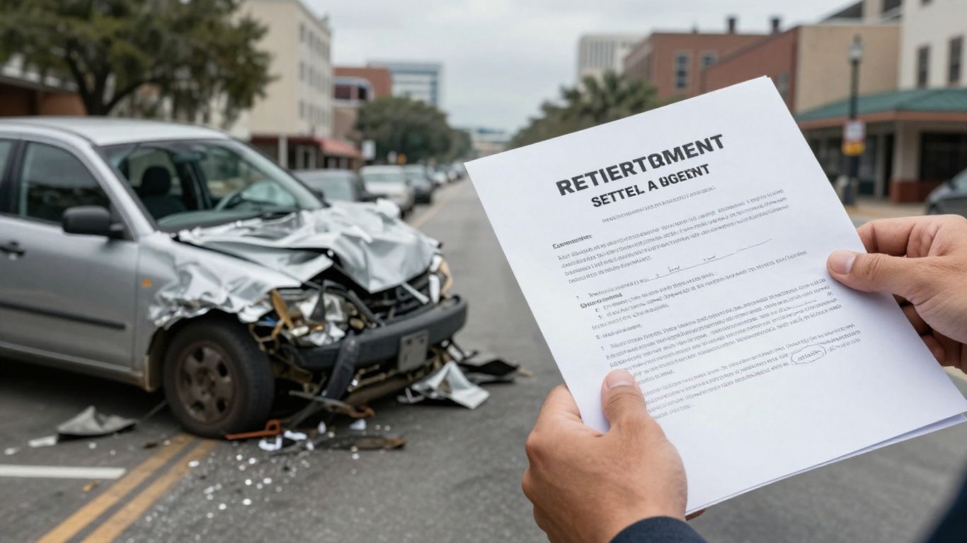 Car crash settlement negotiation in Savannah