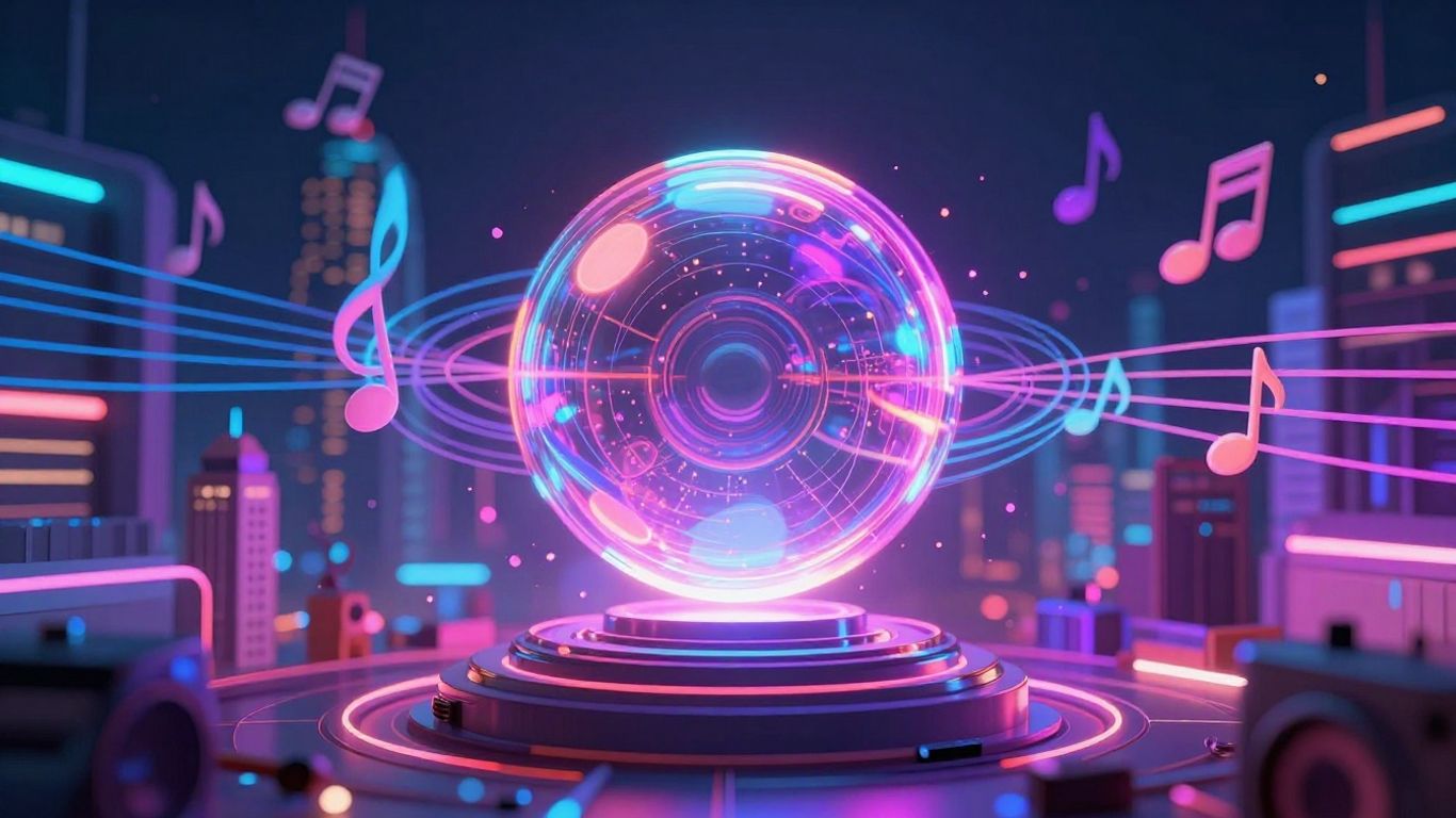 AI pop music video thumbnail