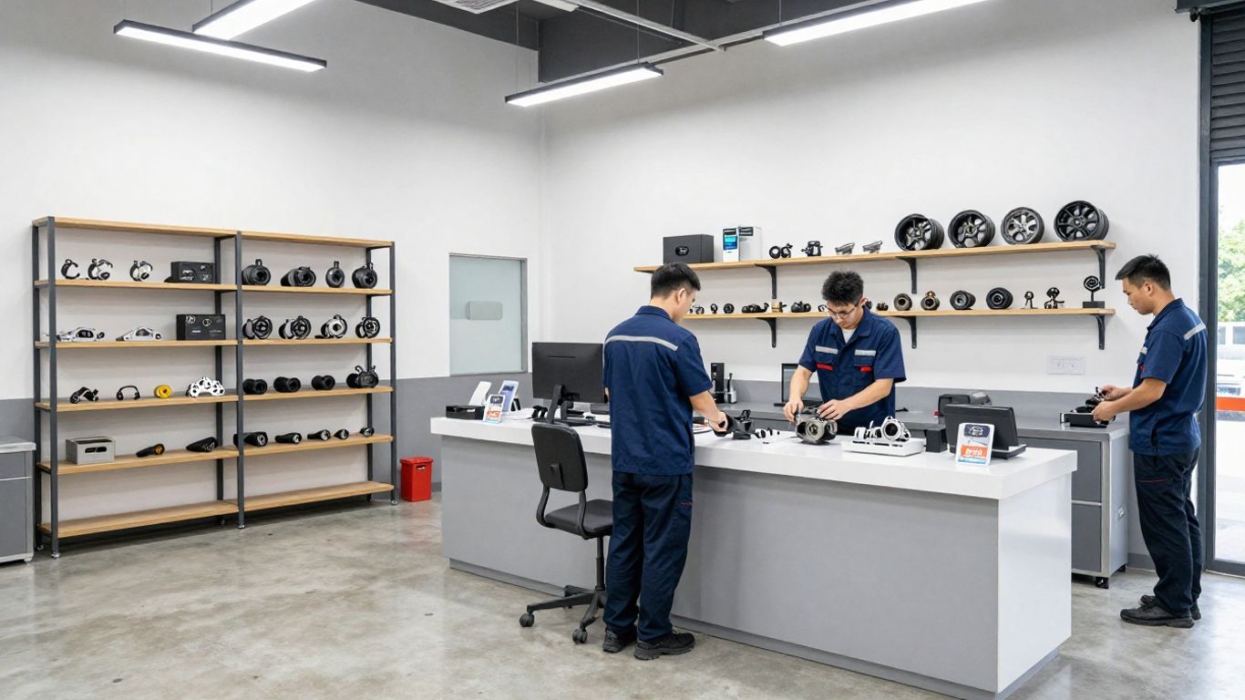 Certified car parts center
