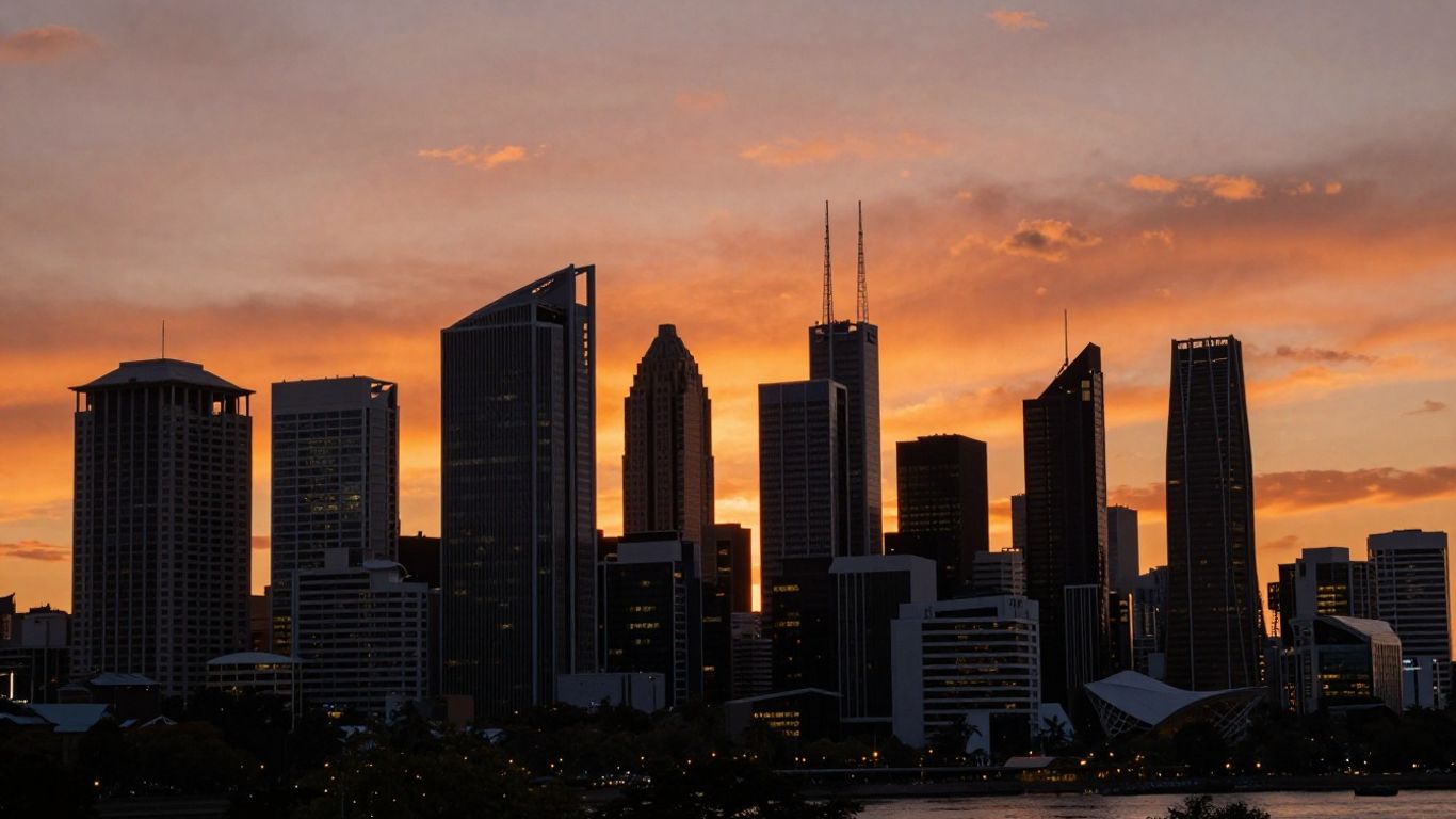 Adelaide skyline at sunset, business opportunities