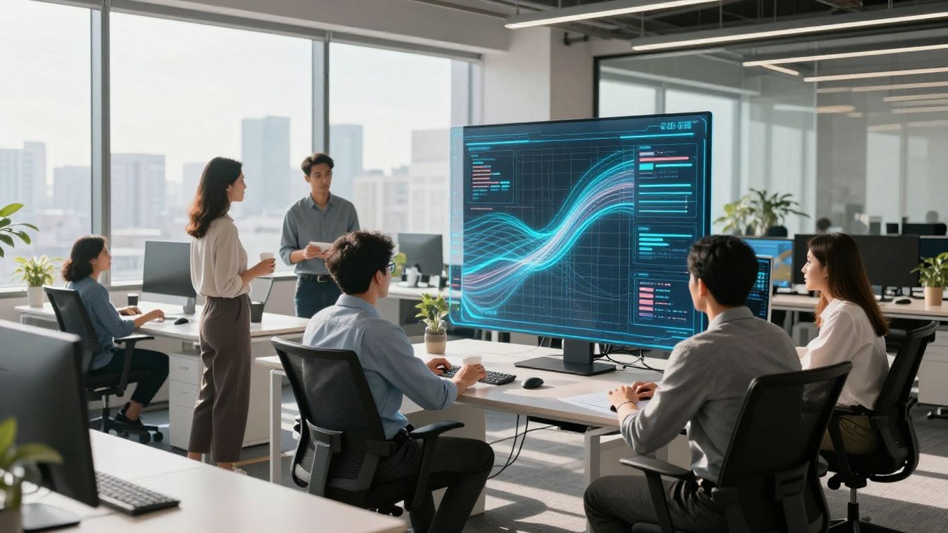 Team working on secure SaaS development.