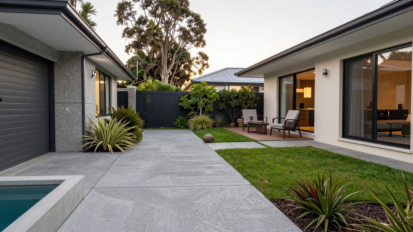 Textured concrete Tauranga: styles, costs, and what to know before installation