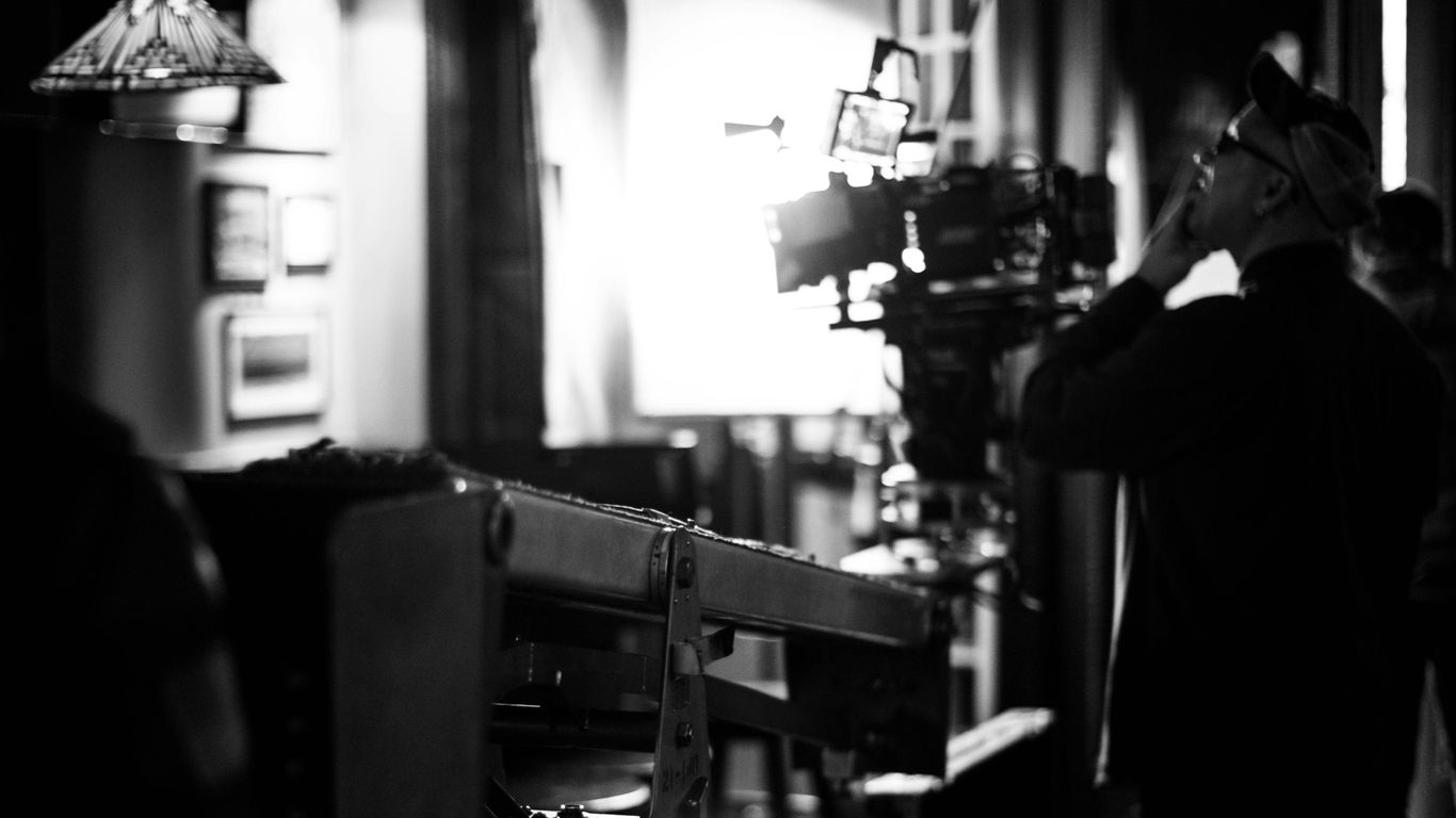 Cinematographer filming branded content