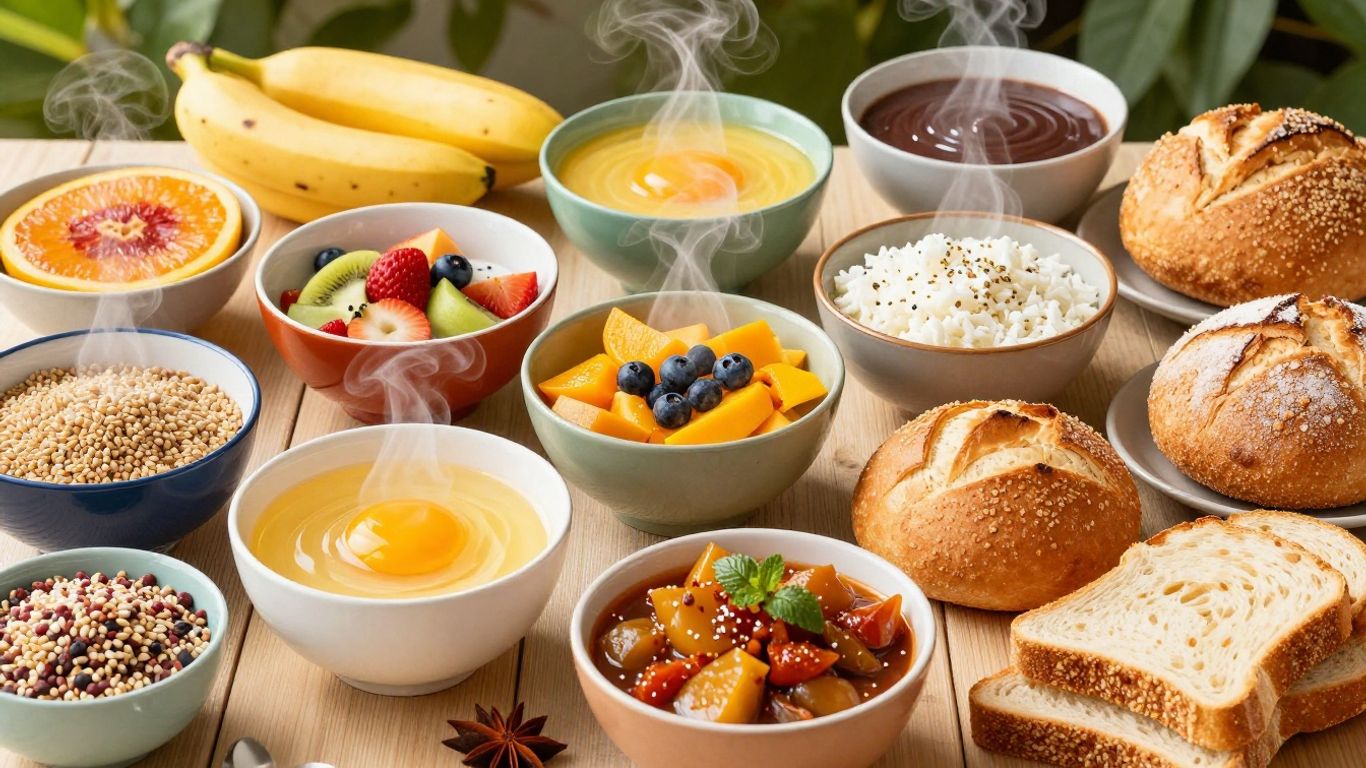 Mic dejun tradițional din Africa și Australia