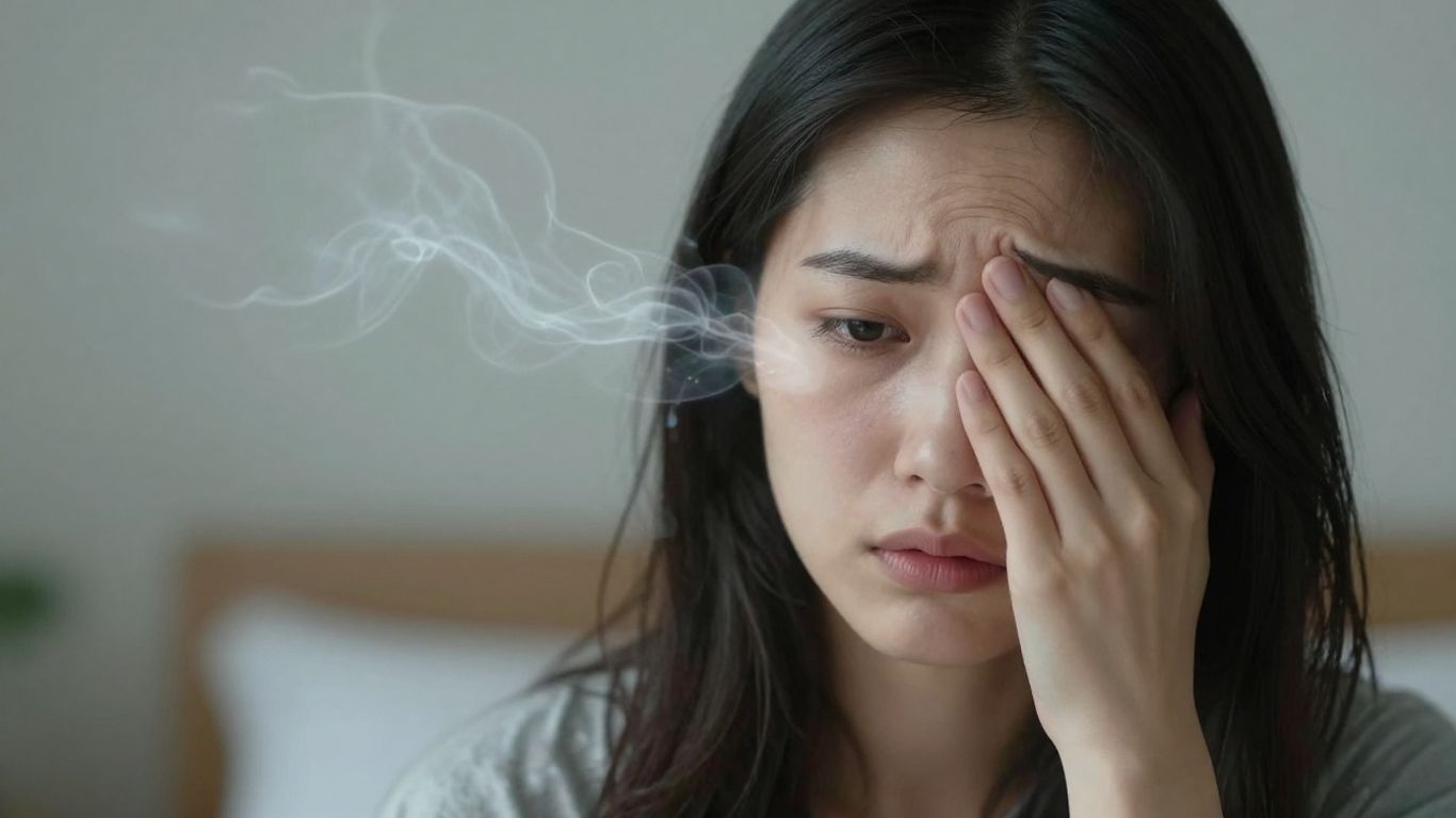 Confused young adult pondering forgetfulness