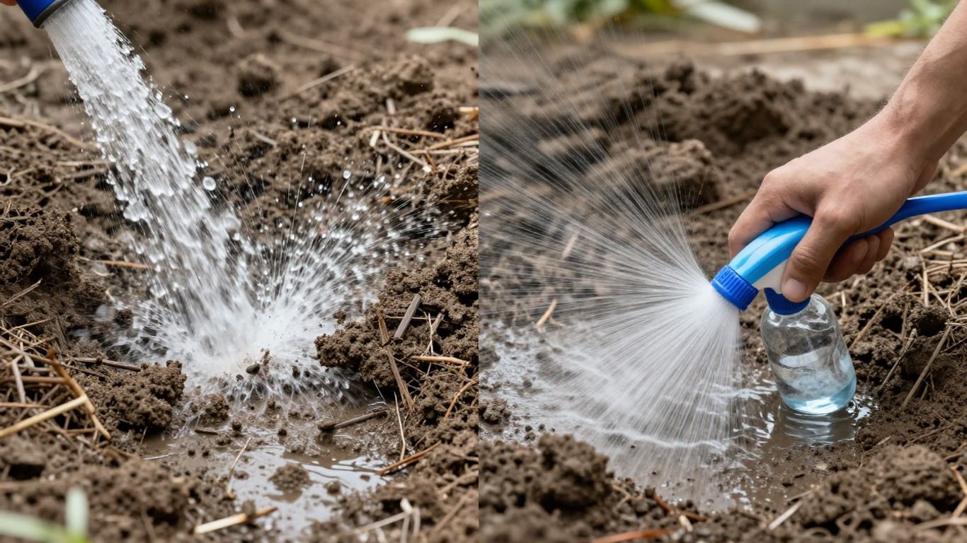 Power washing versus chemical cleaning methods