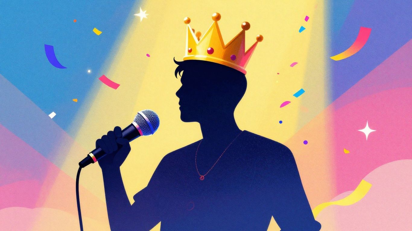 Celebrity news and royal coverage illustration