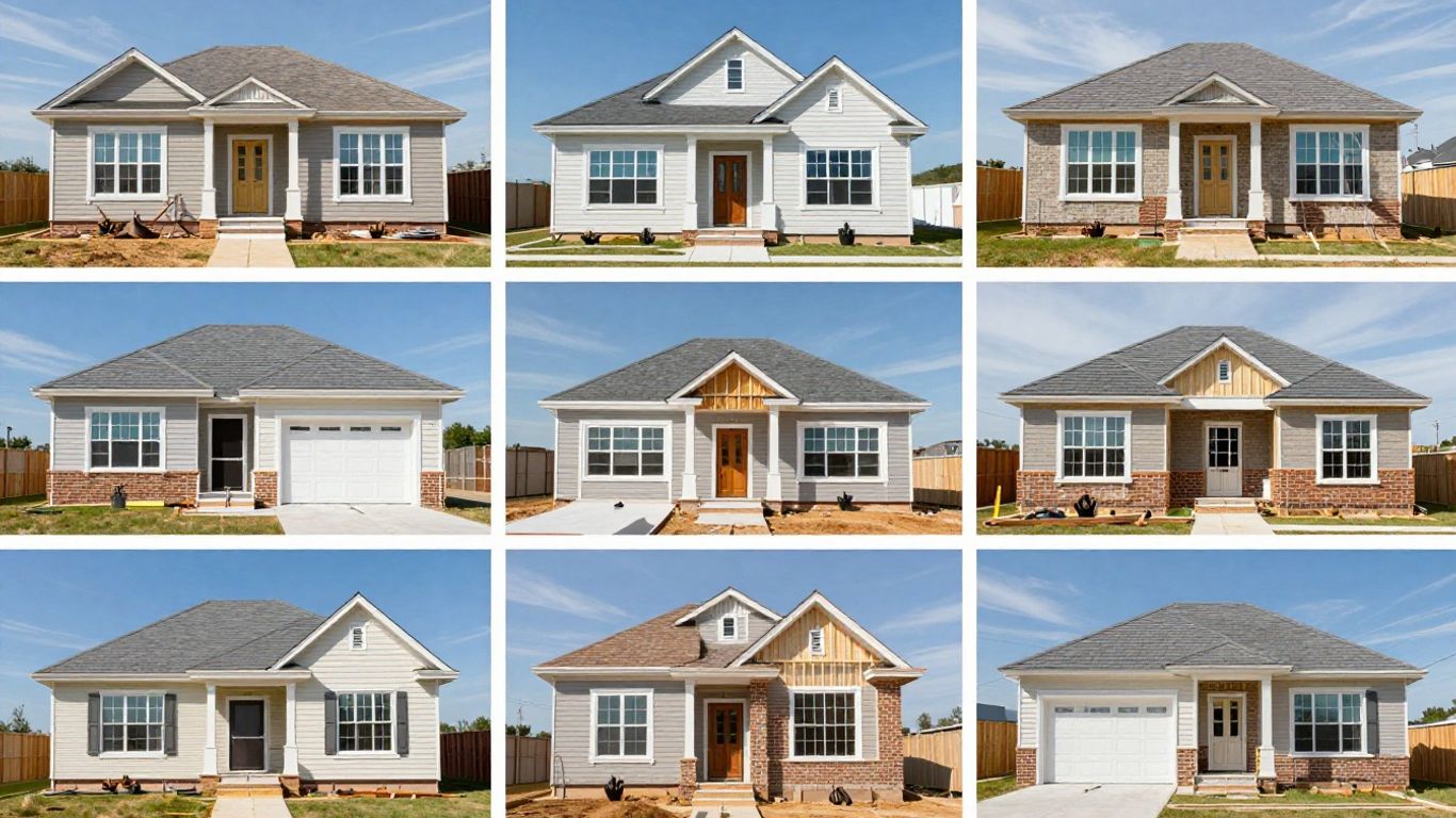 Contractor website project gallery with fresh spring photos.