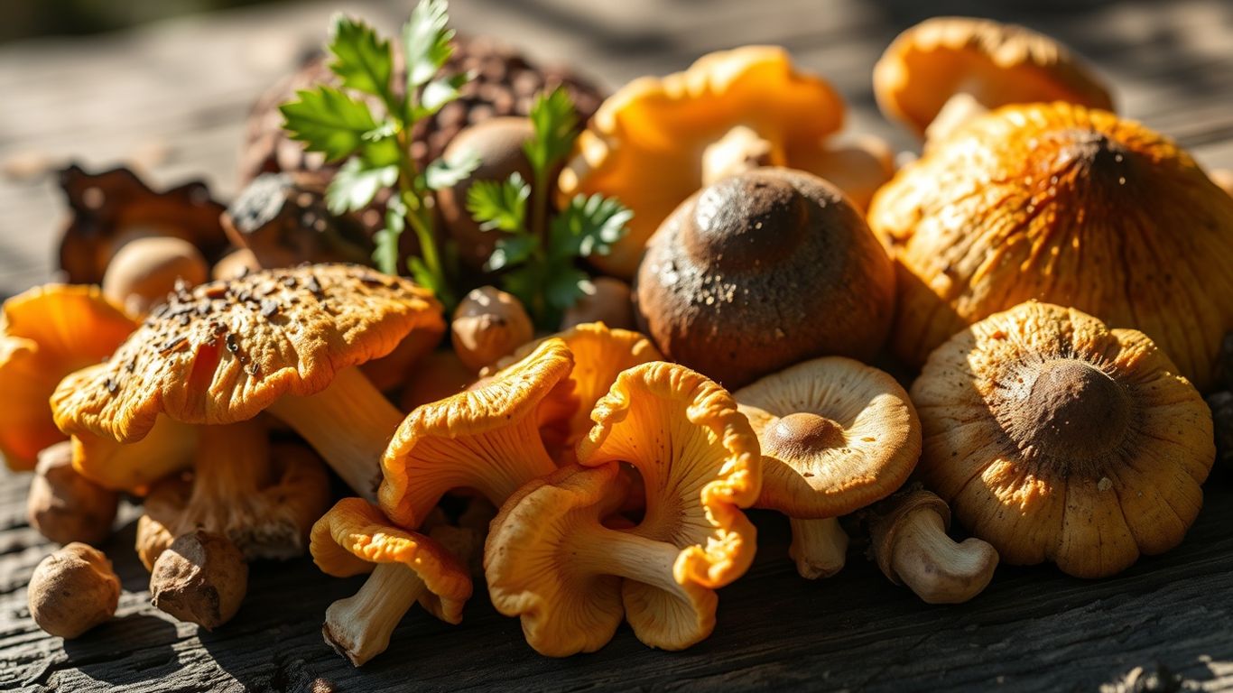 Cogumelos comestíveis frescos em Portugal