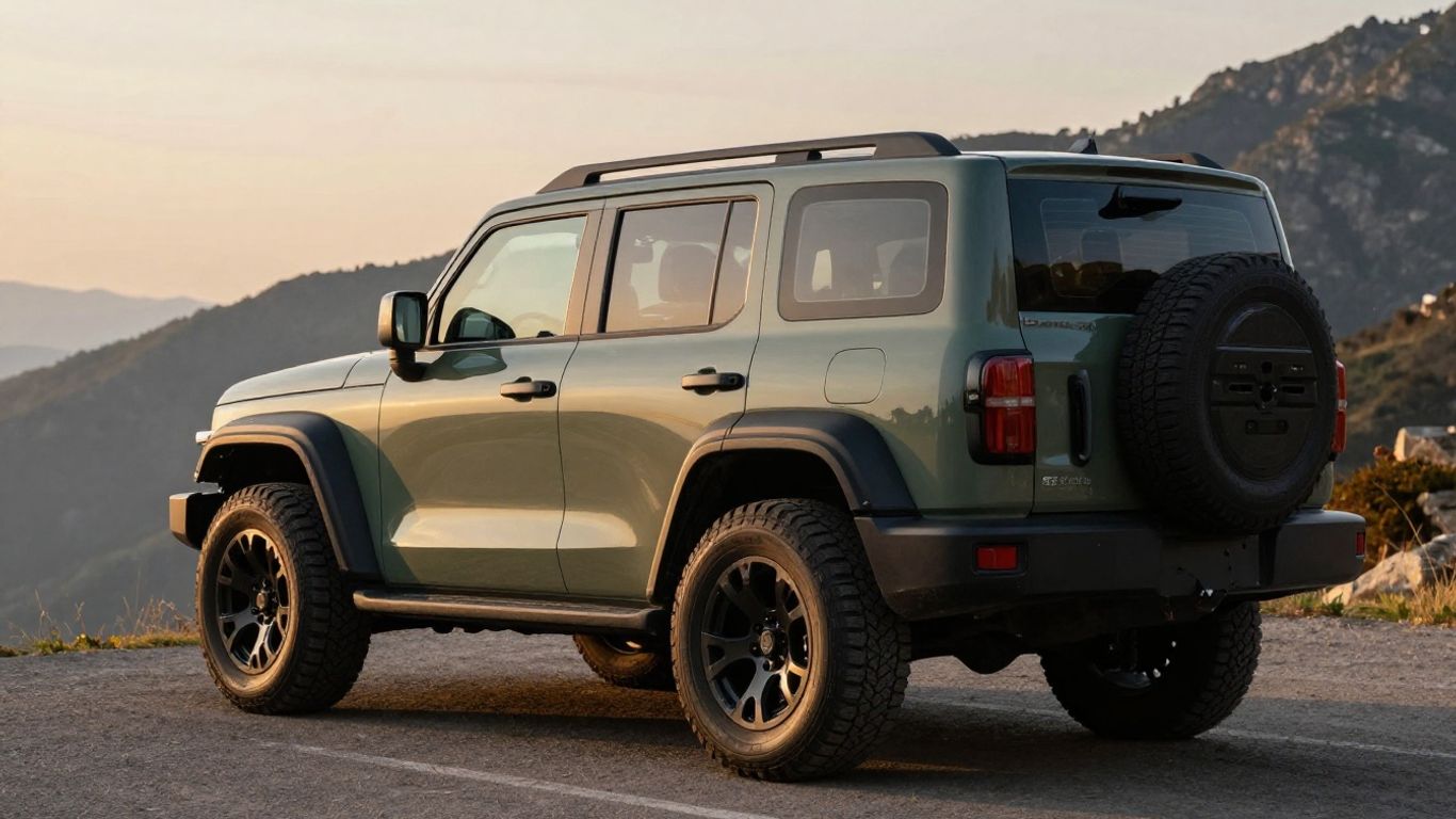Exterior view of crossover vehicle
