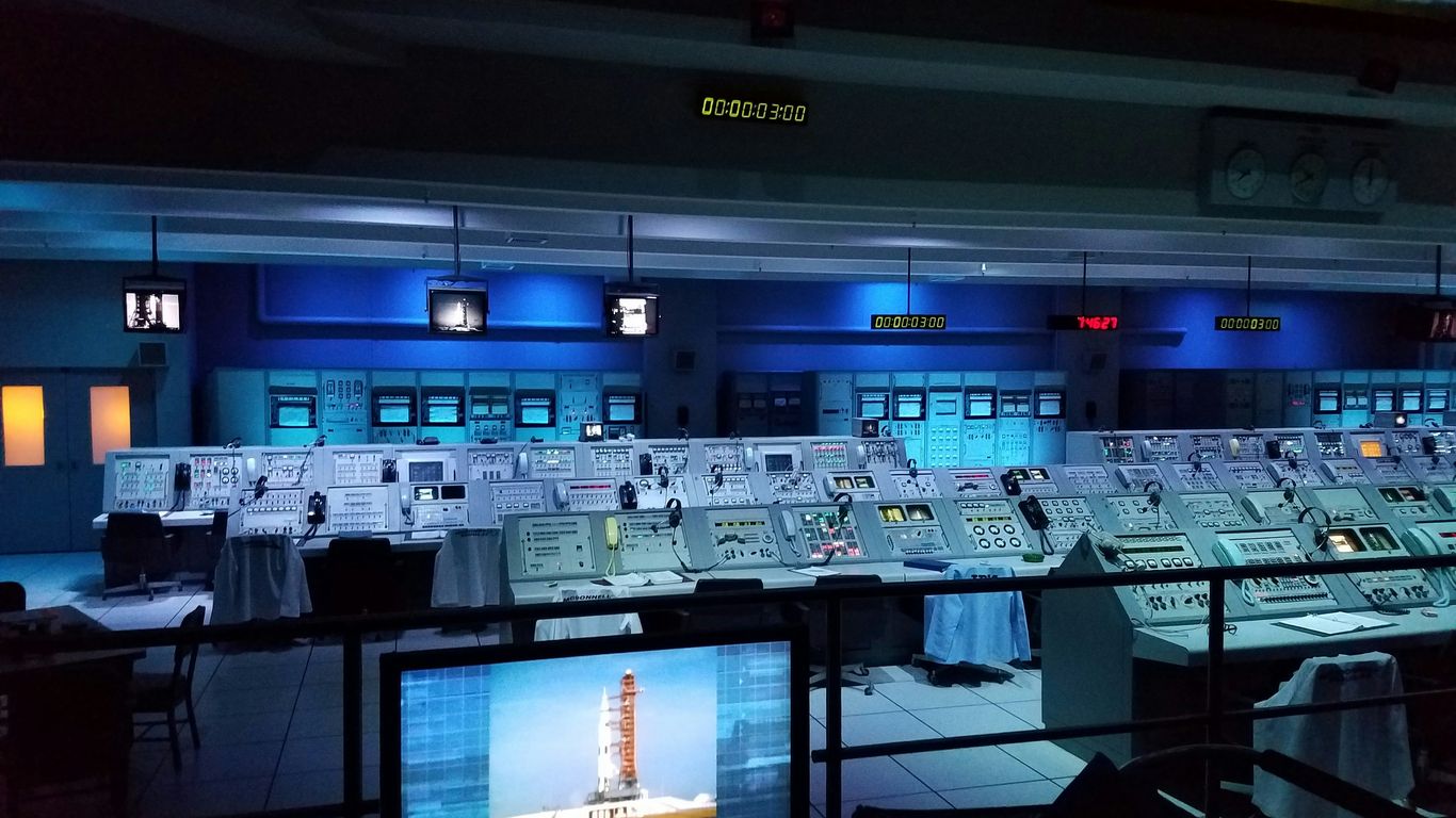 A secure command center monitoring global infrastructure systems
